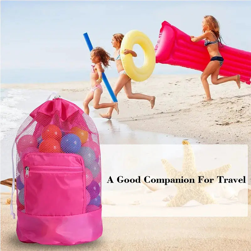 New Outdoor Beach Bag Beach Toy Storage Bag Swimming Clothing and Miscellaneous Storage Bag Shoulder Handheld Storage Bag Touris from PriceLows™