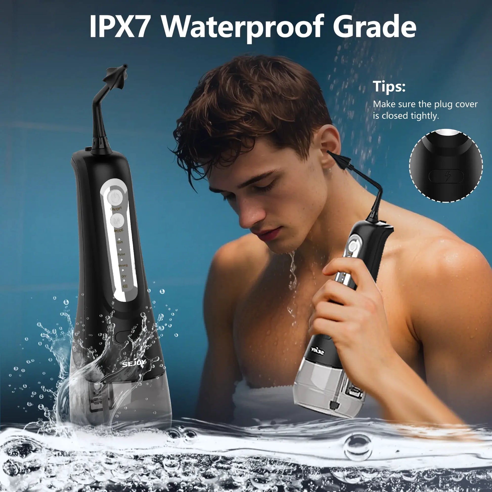 Ear Wax Removal Tool, Electric Ear Irrigation Flushing System, Water Powered with 4 Pressure Modes,8 Reusable Replacement Tips from PriceLows™