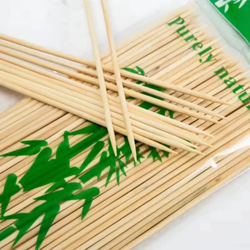 Bamboo Skewers | Natural Color | 15/20/25/30cm | 80-90 Pcs Pack