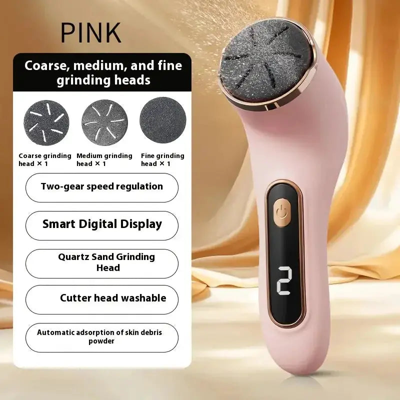 Electric foot grinder, USB charging foot polishing machine, foot skin grinder, heel calluses and dead skin removal tool from PriceLows™