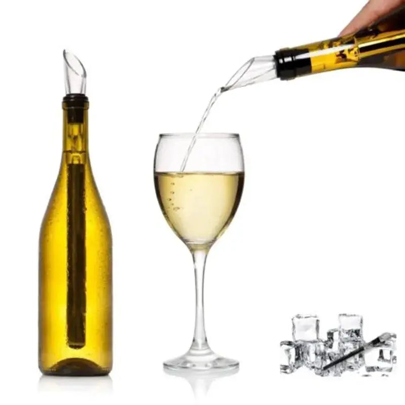 JJYY Stainless Steel Wine Decanter, Mini Wine Filter, Air Intake Bottle Pourer Aerator for Home Bar and Wine Lovers from PriceLows™