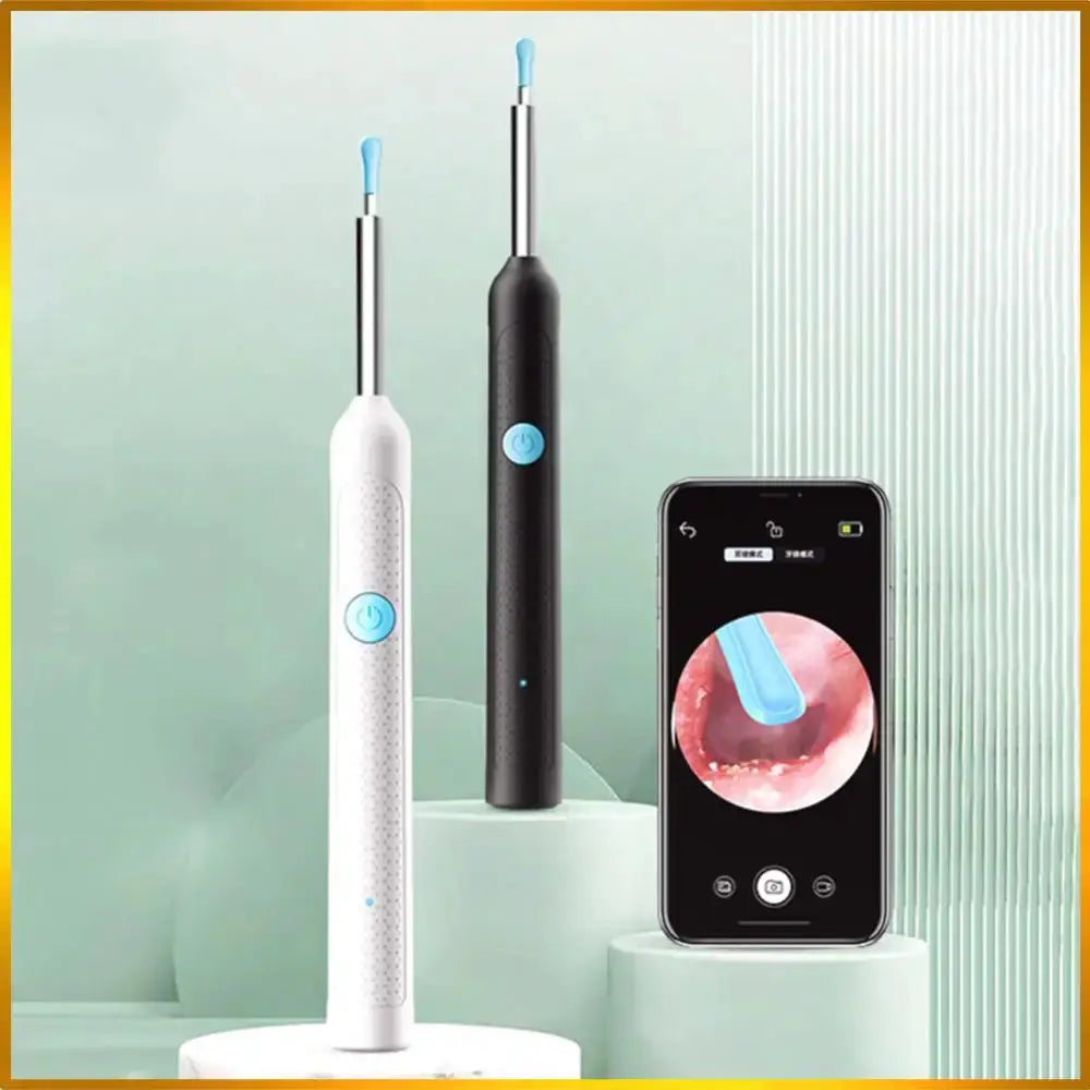 Smart Visual Wax Removal Tool with Camera Otoscope Ear Cleaner Rechargeable Endoscope Earpick Health Care Set from PriceLows™
