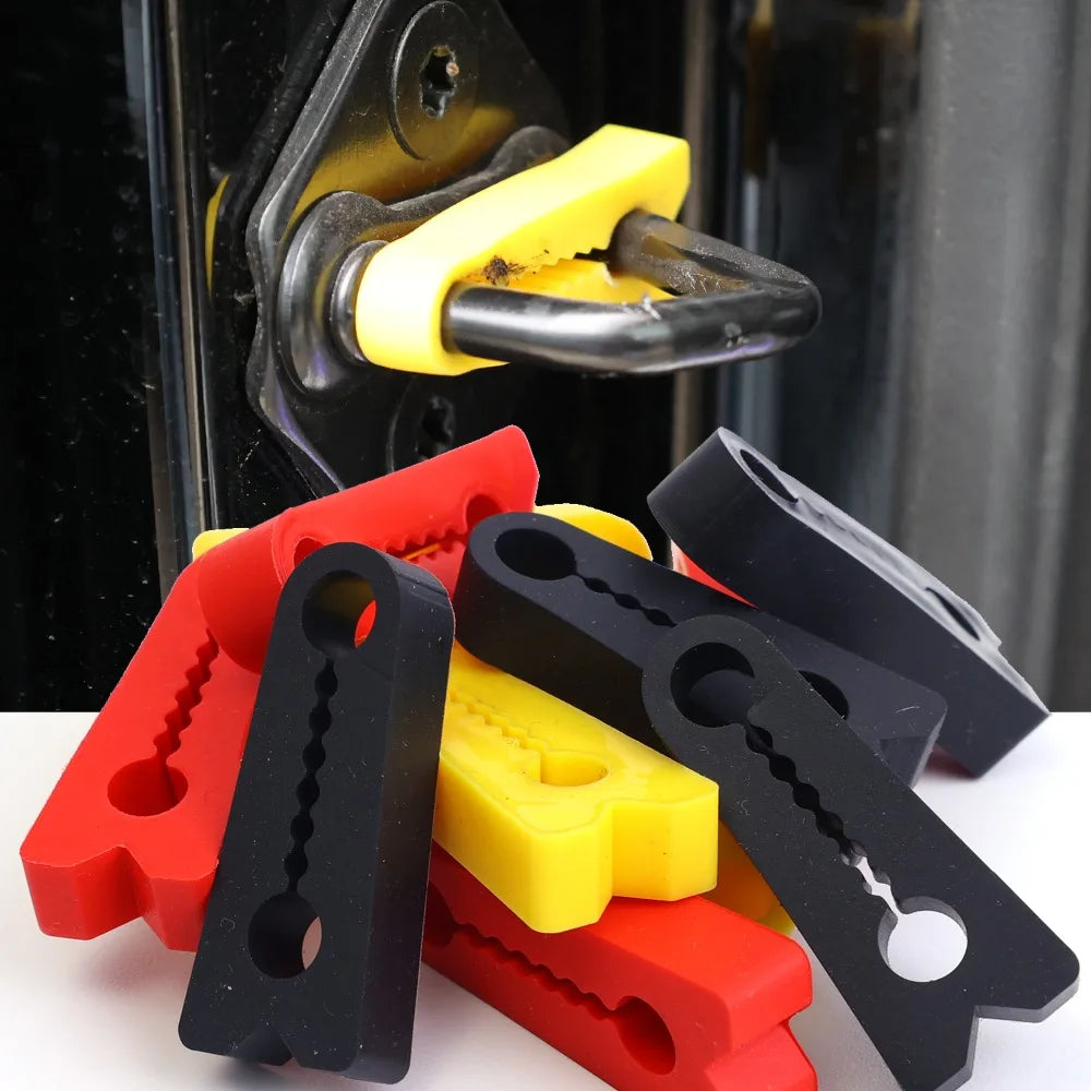 Car Door Shock Absorber Pad | Silicone | 4.2x1.5cm | Yellow Black Red
