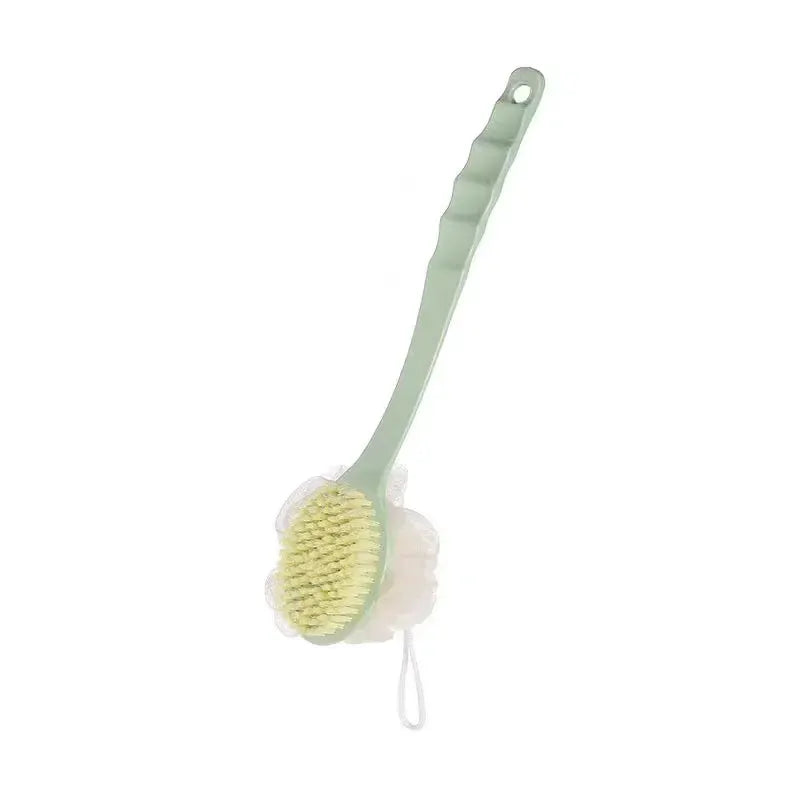 Bath Brush | 2-In-1 Back And Body | Soft Exfoliating Bristles | Long-Handled