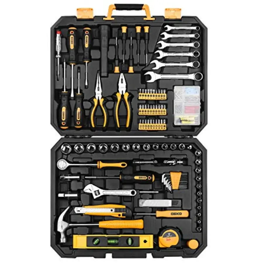 208 Piece Tool Set, General Household Hand Tool Kit, Auto Repair Tool Box with Plastic Toolbox Storage Case from PriceLows™