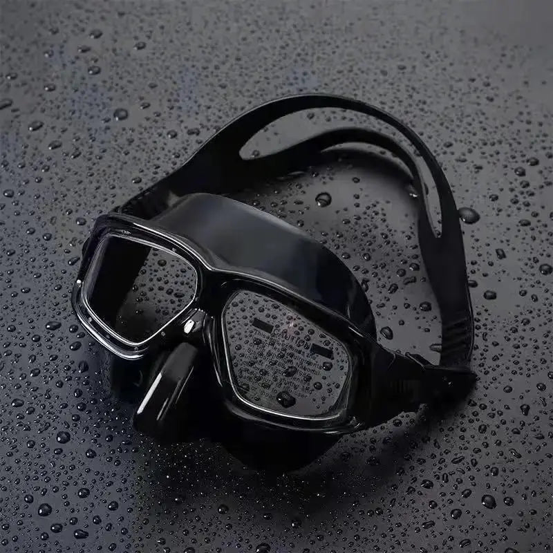 Diving mask Free diving surface mirror high definition anti-fog lens snorkeling mask equipment from PriceLows™