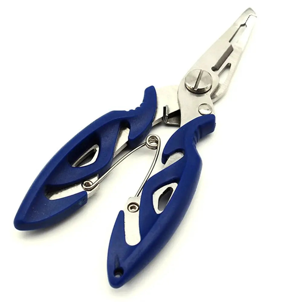 Stainless Steel Fishing Pliers 3 Colors Scissors Line Cutter Remove Hook Fishing Tackle Tool /Random Color from PriceLows™