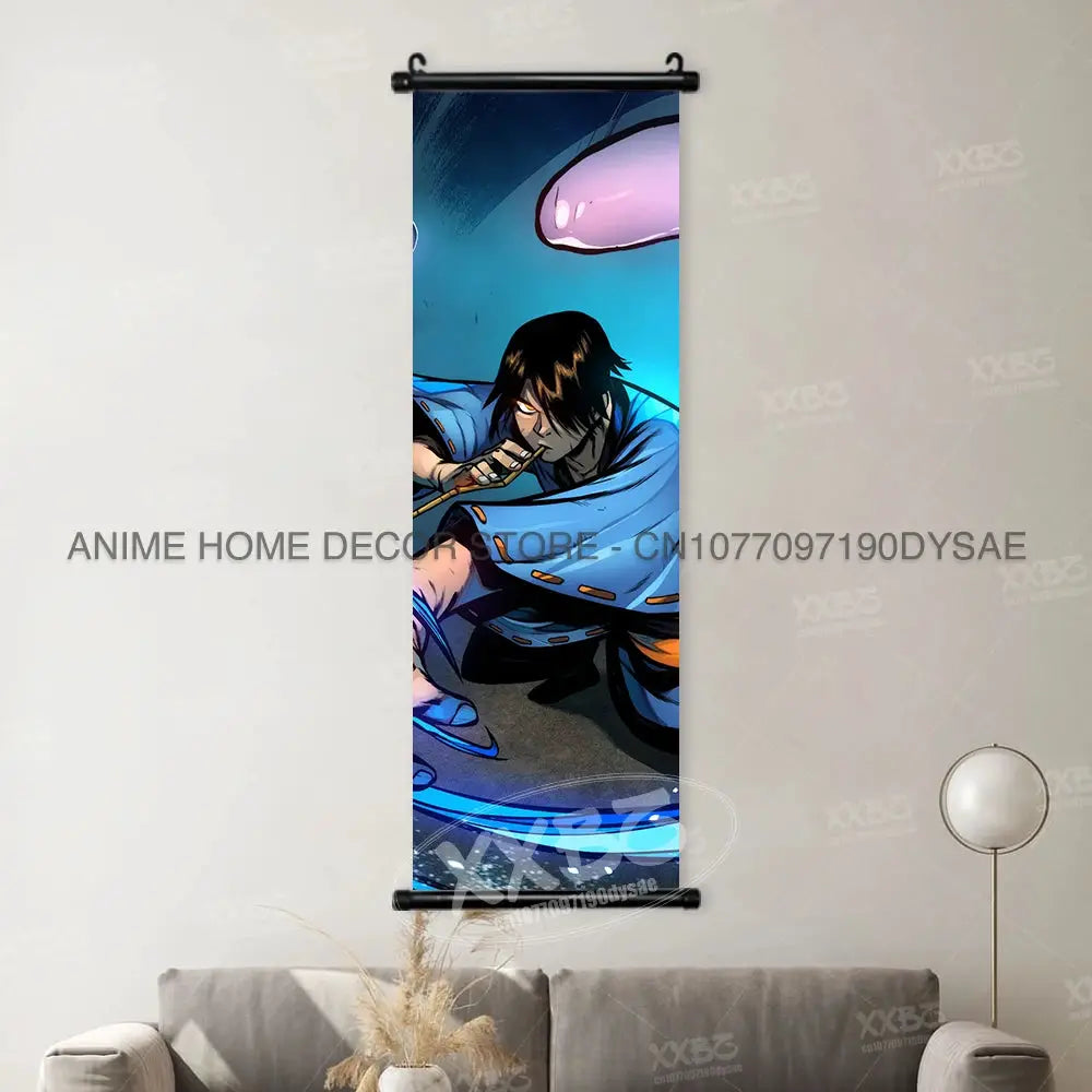 Uzumaki Naruto Posters Sasuke Home Decor Uchiha Madara Hanging Painting Might Guy Scrolls Picture Gaara Wall Art Killer B Mural from PriceLows™