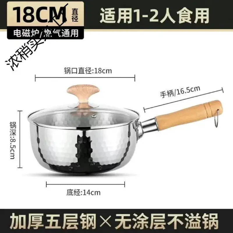 Milk Pot With Nonstick Coating | Stainless Steel | Food Grade