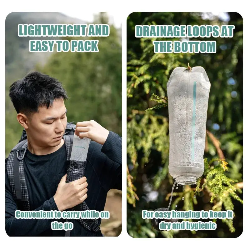 Naturehike Folding Water Bottle TPU BPA-Free Collapsible Flask Running Camping Hiking Portable Soft Water Bottle from PriceLows™