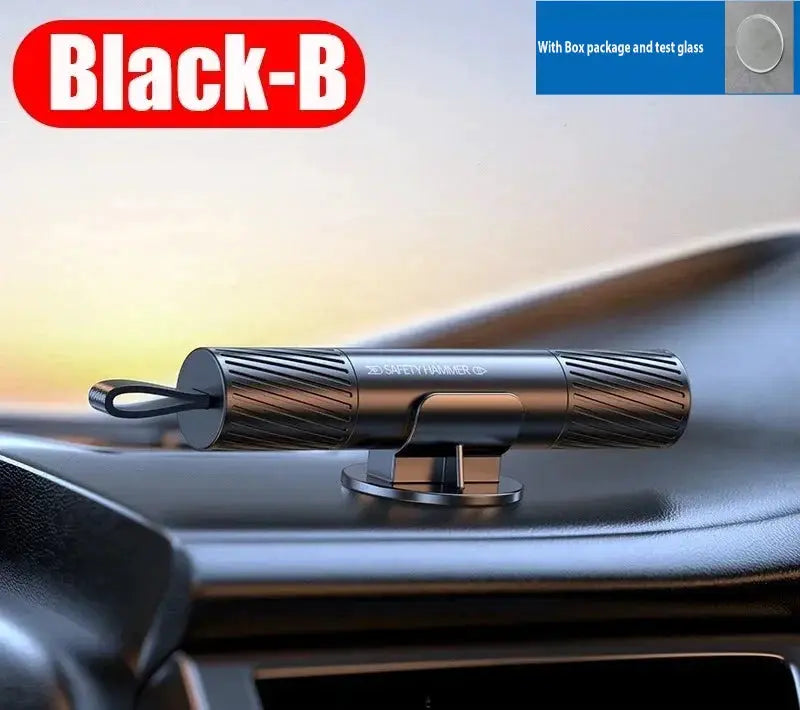 New 2 In 1 Car Safety Hammer Emergency Glass Breaker Cut The Seat Belt High Hardness Tungsten Steel Rescue Tool Auto Accessories from PriceLows™