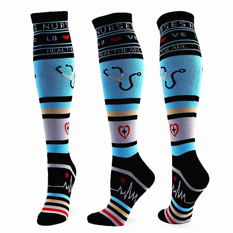 Compression Socks | Crew Height | Four Way Stretch | Unisex
