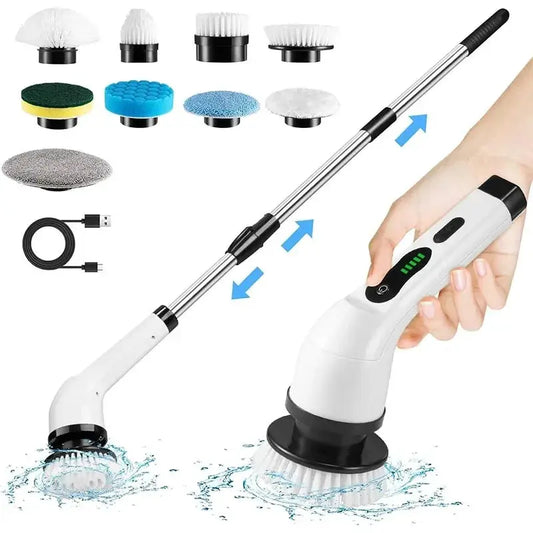 Electric Cleaning Brush | Cordless Spin Scrubber | Kitchen And Bathroom | Pack