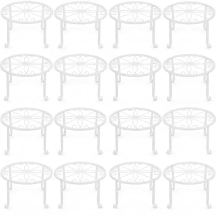 12 Pack Metal Plant Stands Outdoor Indoor Heavy Duty Flower Potted Holder Anti-Rust Plant Pot Shelf Round Flower Display Rack f from PriceLows™