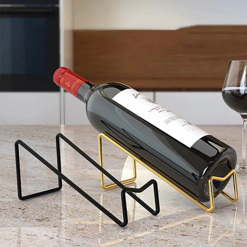 NEW 1 Pack Wine Bottle Rack Countertop Wine Bottle Display Rack Wine Storage Rack Simple Home Counter Decoration from PriceLows™
