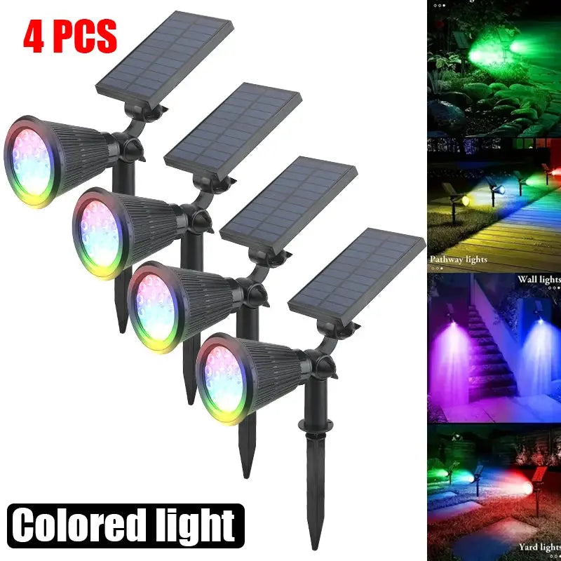 FAMCDC Solar Spot Light Outdoor Lawn Lamp Waterproof Spotlights Solar Garden Lights Landscape Lighting Decoration Pathway Lamp from PriceLows™