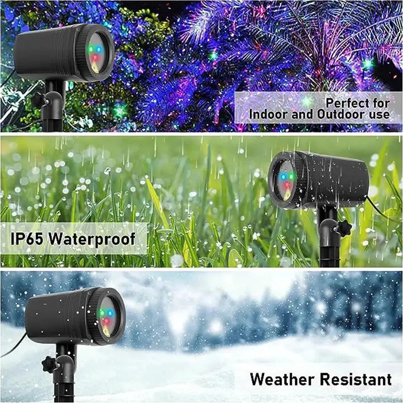 Laser Projector | RGB Remote Control | Waterproof | Holiday Decor