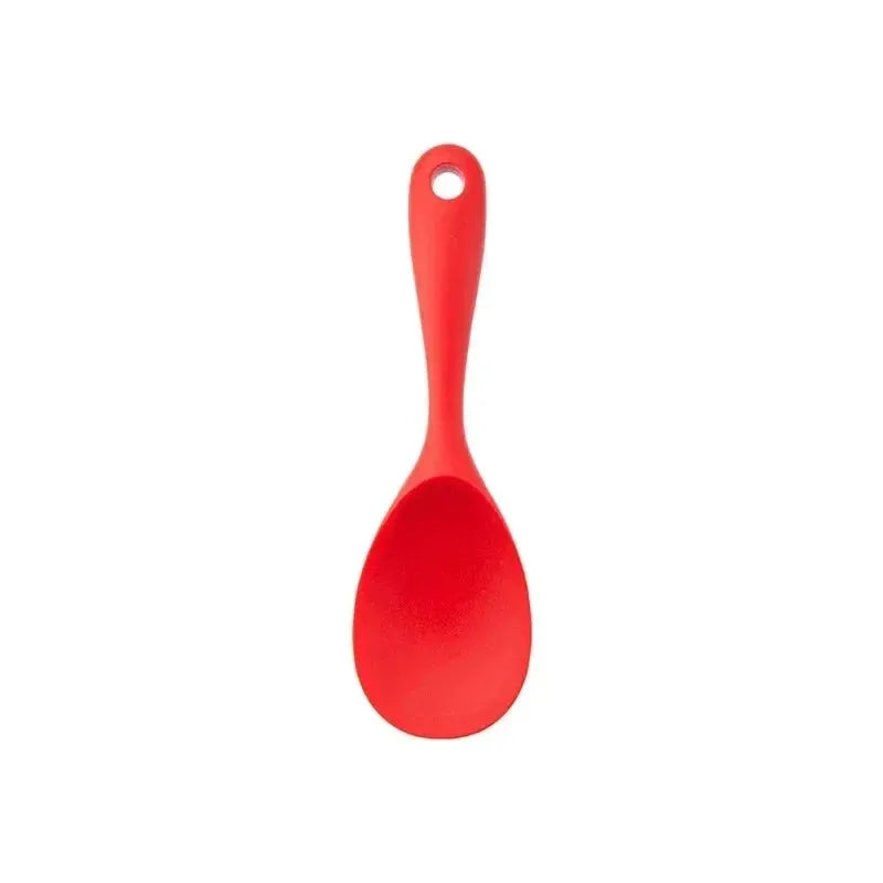 6Pcs Silicone Kitchen Utensils Set Spatulas,Slotted Spoon, Rice Scoop Dishwasher Safe Heat Resistant Utensilios Cooking Tools from PriceLows™