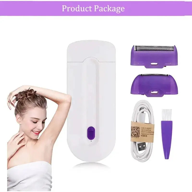 Women Electric Shaver | Rechargeable Body Trimmer | Bikini Face Leg Hair