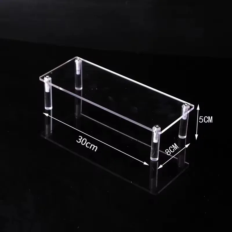 1-5 Tier Acrylic Display Stand Clear Display Riser Rack for Cupcake Perfume Doll Décor Organizer Amiibo Funko POP Figures DC05 from PriceLows™