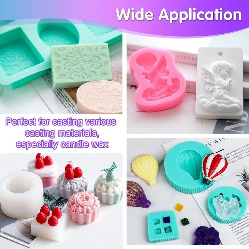 Silicone Mold Kit | 200ml Rubber | 1A To 1B Mix | Fast Cure Formula