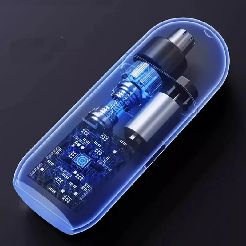 Portable Electric Nose Hair Trimmer for Woman Nose Ears Hair Eyebrow Trimmer for Men Rechargeable Mini Painless Set Clipper from PriceLows™