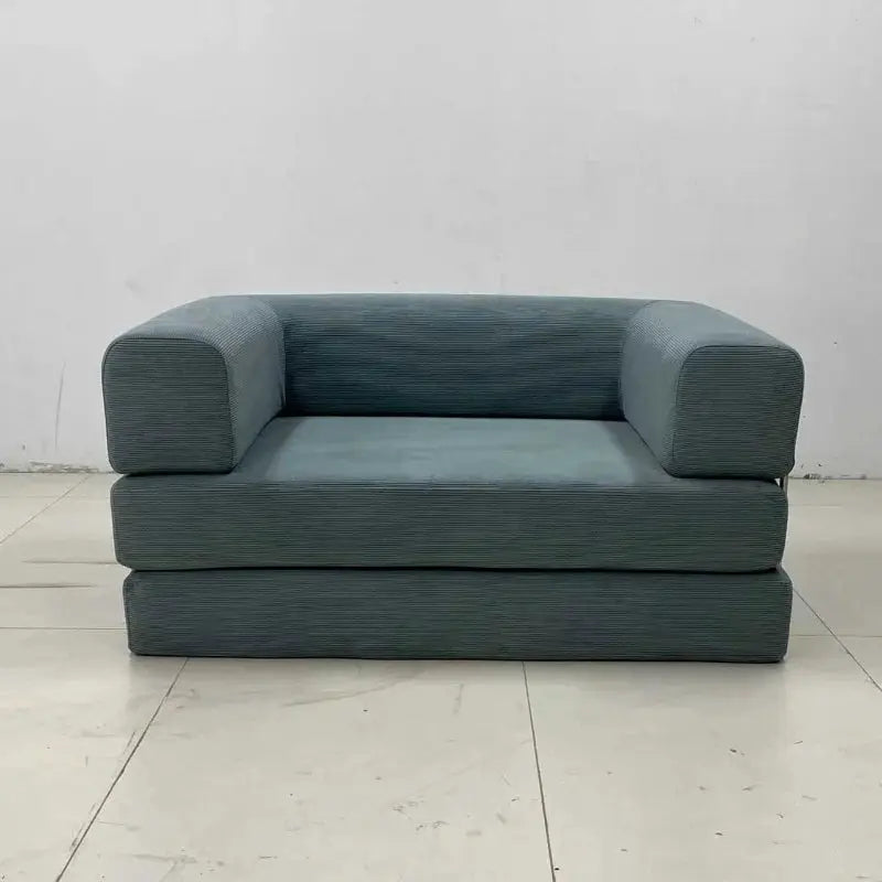Sofa Bed | Corduroy Fabric | Foldable | L Shaped, Customizable from PriceLows™