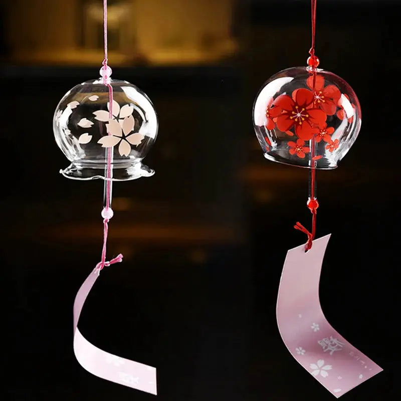 1PCS Wind Bell Japan Wind Chimes Handmade Glass Furin Home Office Decors from PriceLows™