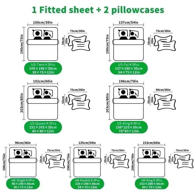 Marvel & DC Cartoon Fitted Sheet Set Chibi Superhero Bed Linen with Pillowcases Deep Pocket Gaming Room Fan Room Kids Room Decor from PriceLows™