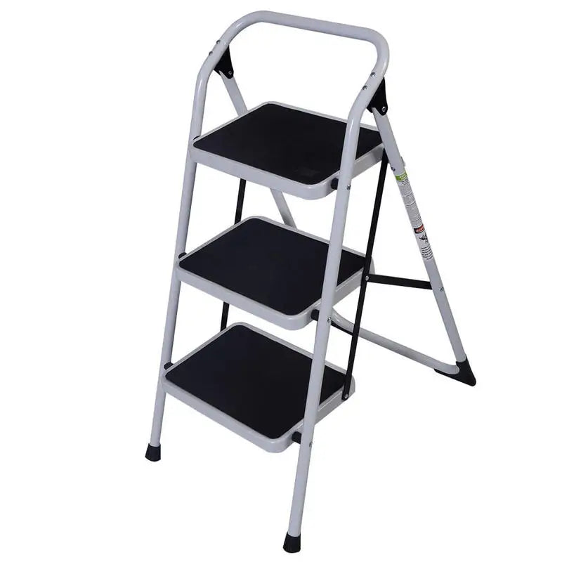 Short Handrail Household Iron Ladder with 3 Steps from PriceLows™
