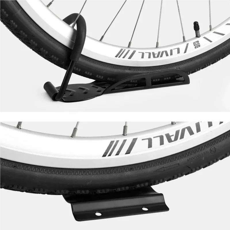 Bike Tire Rack Road Cycling Steel Support Storage Hanger Hook Mounted Trestle Bicycle Stand Wall Mount Holder For MTB Mountain from PriceLows™