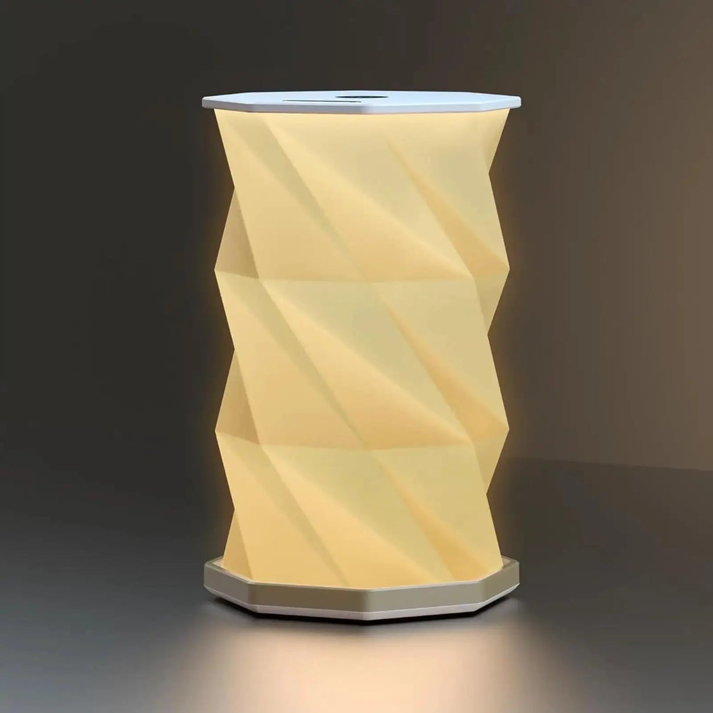 Rotating Foldable Night Light Paper Lantern Portable Atmosphere Light LED Touch Dimmer Bedhead Decoration Gift Table Book Light from PriceLows™