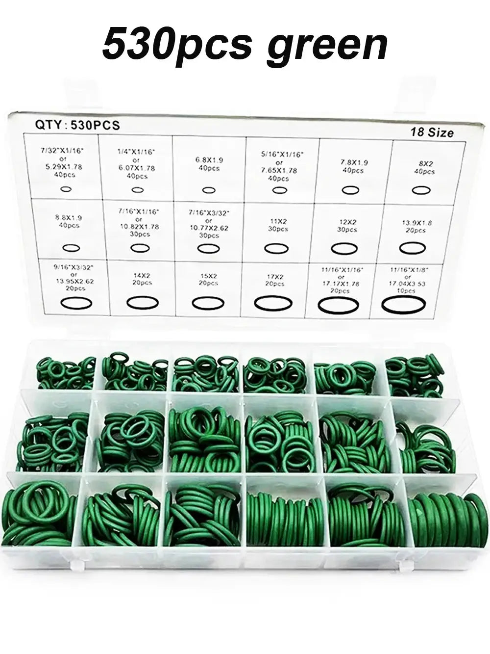 530/270Pcs O-Type Sealing Rubber Ring Automotive Air-Conditioning Compression Confidential Seal Maintenance Rubber Accessories from PriceLows™
