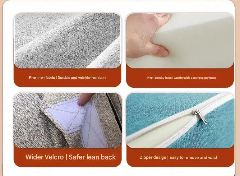 Sofa | Sponge Filling | Hemp Fabric | Single, Double, Triple