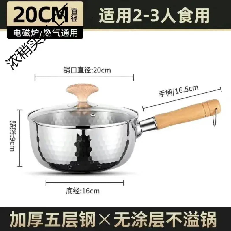 Milk Pot With Nonstick Coating | Stainless Steel | Food Grade