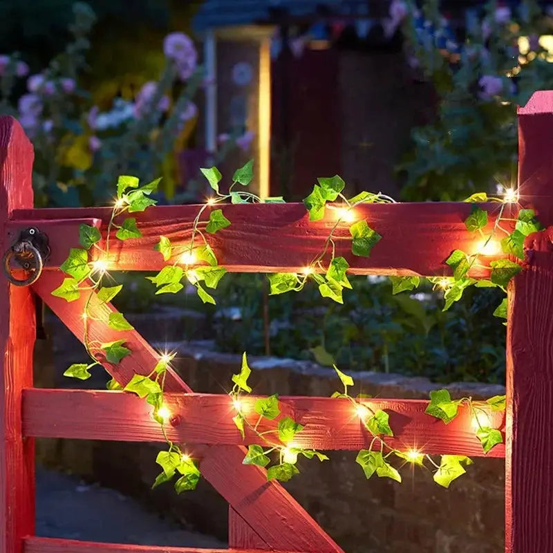 Fairy Lights Battery Lights Maple Leaf Waterproof Outdoor Garland 10M/5M/2M Christmas Garden Wedding Party Decoration from PriceLows™