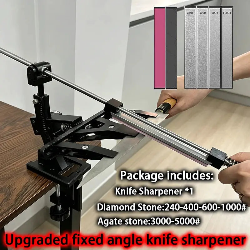 Knife Sharpener | Fixed-Angle | Precise Adjustment | One Size
