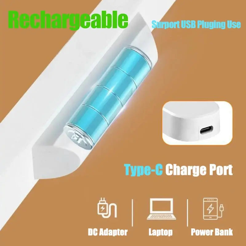 Remote LED Desk Lamp Magnetic Hanging Night Light USB Rechargeable Table Lamp 3 Colors Reading Light For Cabinet Closet Wardrobe from PriceLows™