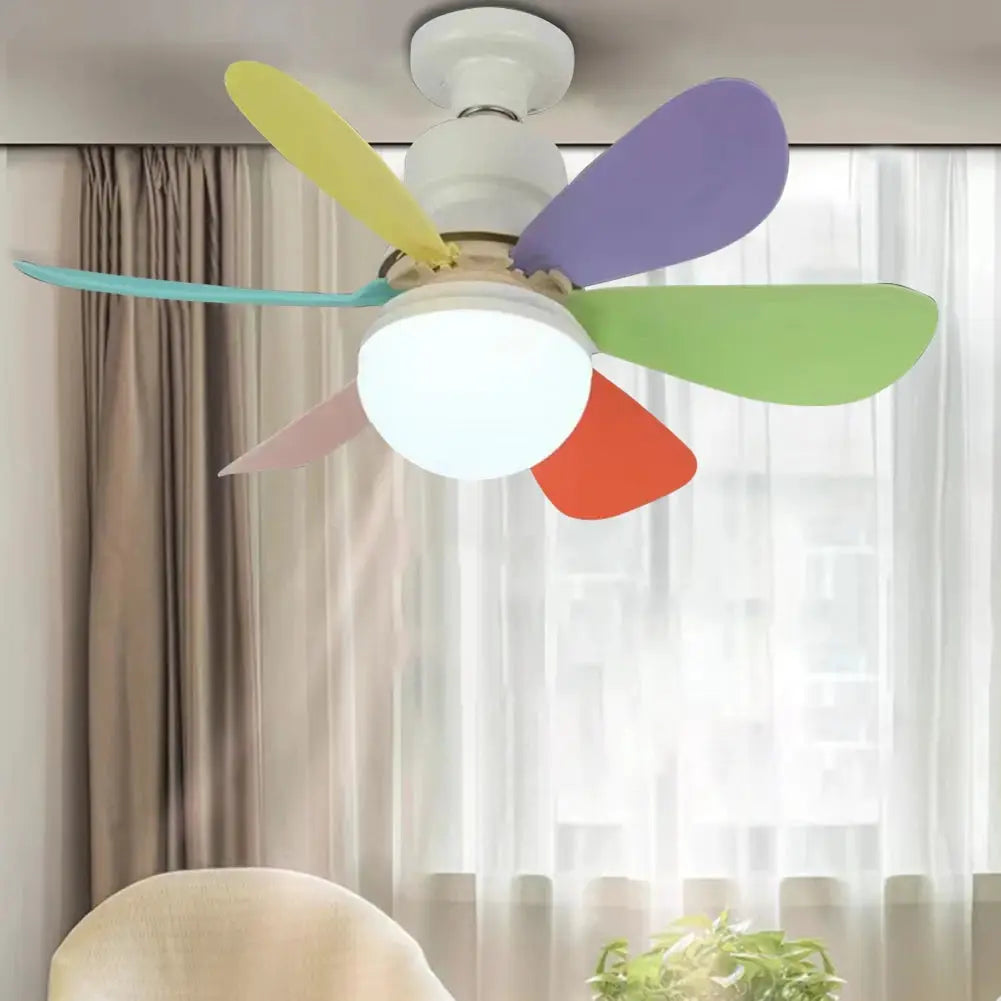Ceiling Fan with Light Light Bulb Fan Adjustable Wind Speed & Light Color Timing Wireless Fan Socket Fan Light for Home Office from PriceLows™