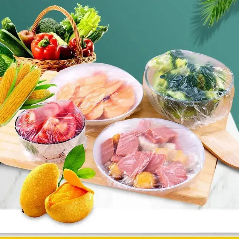 Reusable Food Wrap Covers | PE Material | Non-Toxic | 50-500 Pcs