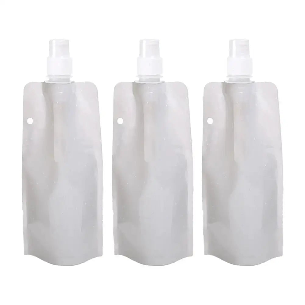 Cycling Water Bottle Foldable Portable 480ml Leak-Proof Durable Sport Water Bag Climbing and Camping Folding Water Bottle from PriceLows™