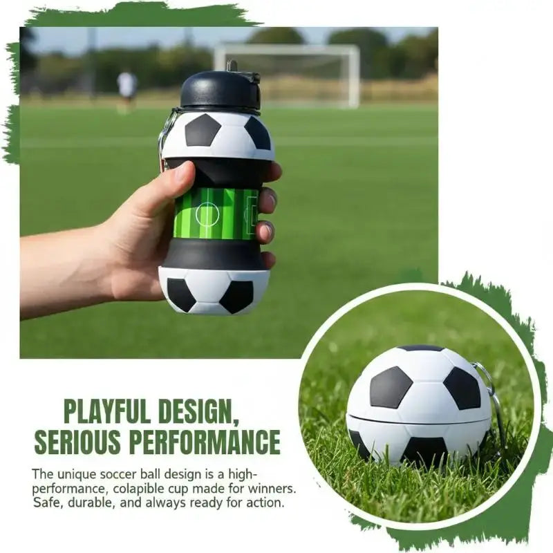 Kids Fold Water Bottle Cup with Leakproof Lid Portable School Sports Outdoor Collapsible Drink MugHotsale from PriceLows™