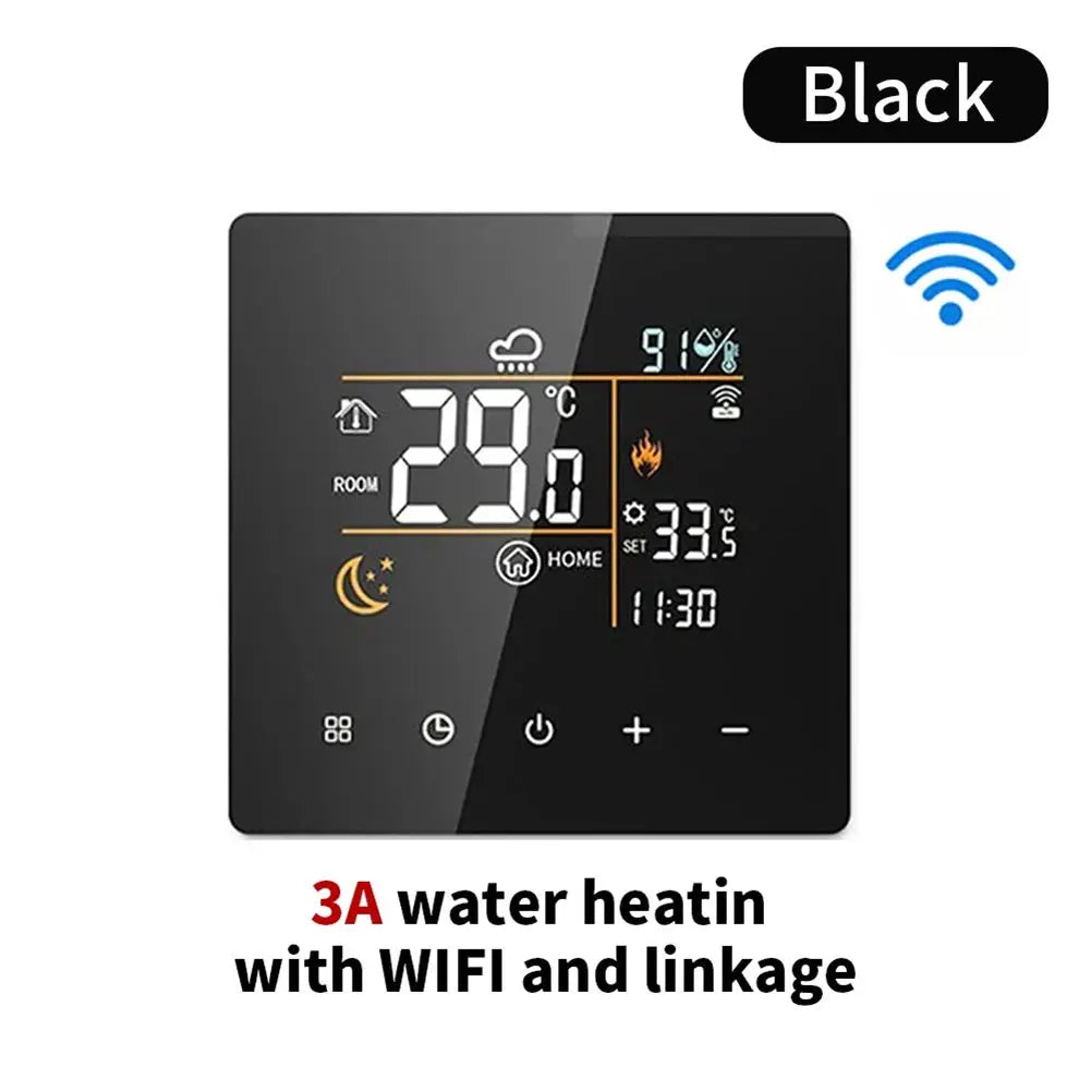 For Tuya Smart WiFi Thermostat And Hygrometer Digital Temperature Controller Temperature Humidity Infrared Controller from PriceLows™
