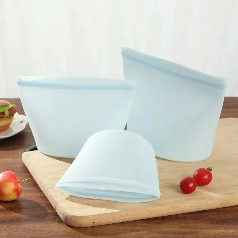 Reusable Silicone Food Storage Bags | Food Grade | Fridge Friendly | 1 Pack