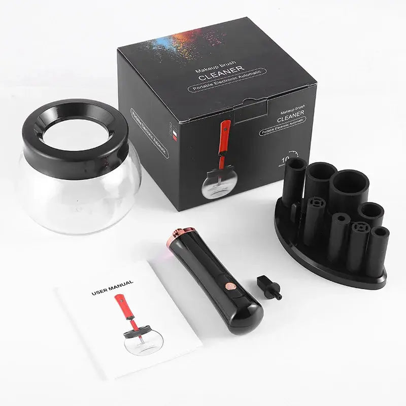 Electric Makeup Brush Cleaner | Fast Wash And Dry | Lash Glue Shaker