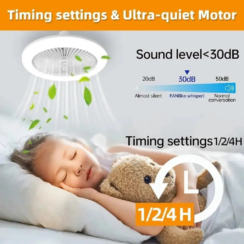 Ceiling Fans | Remote Control | Dimmable LED Light | Bedroom and Living Room