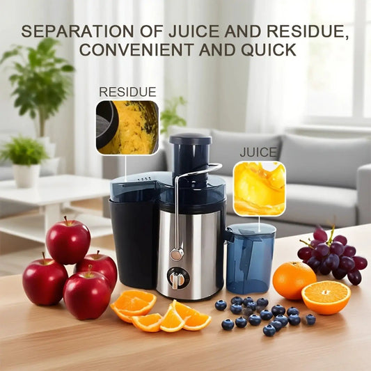 Household and commercial dual-purpose juicer with powerful motor, high-speed output fine andresidue free juice, large capacity machine, material, high temperature resistance, odorless fruit andvegetable fresh pressing juicer from PriceLows™