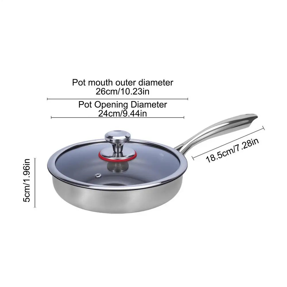 Titanium Pan With Lid | 3L Capacity | Induction Compatible | 20cm Diameter