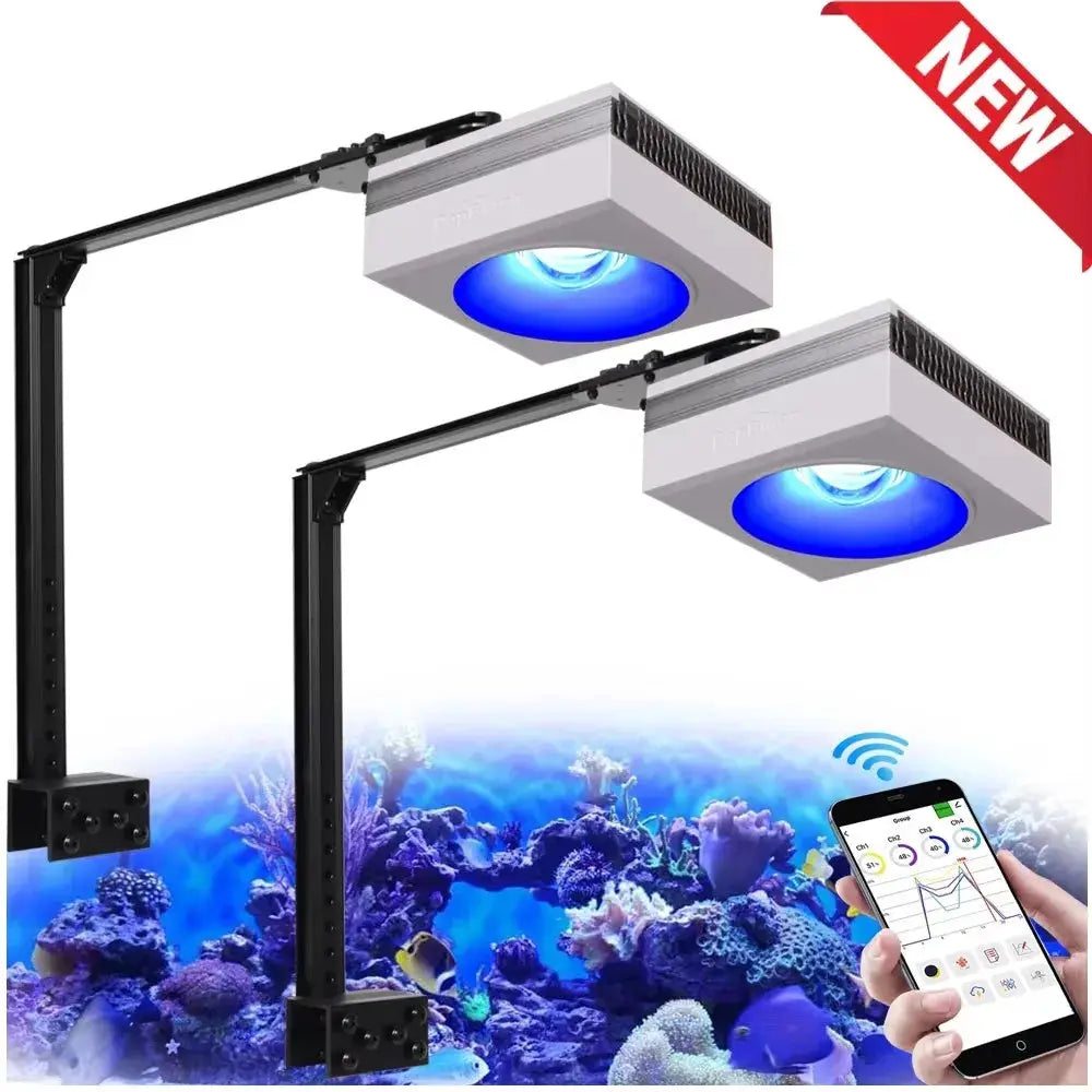 LED Aquarium Light | 100W Full Spectrum | WiFi App Control | Reef Tank