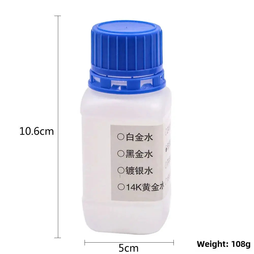 Gold Electroplating Solution | 100Ml | Jewelry DIY Kit